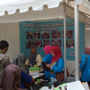 Stand SBMI Wonosobo di Expo Kreatifitas Wirausaha Muda Untuk Indonesia Mandiri Semarang Jateng