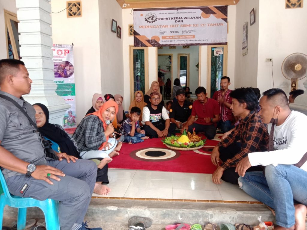 SBMI Lampung Menggelar Peringatan HUT ke 20 Tahun SBMI dan Rapat Kerja Wilayah