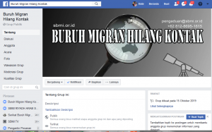 sbmi terbitkan group facebook buruh migran hilang kontak 27/07/2024