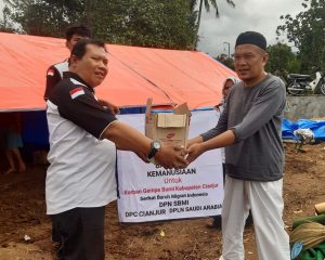SBMI Cianjur Galang Dana dan Salurkan Bantuan untuk Korban Gempa Bumi