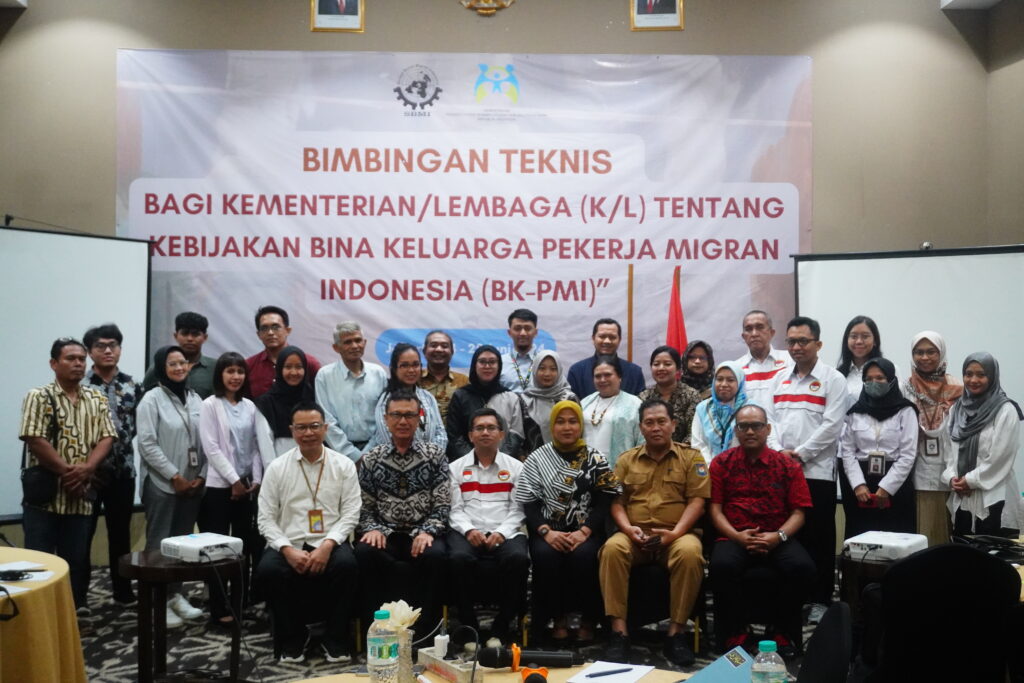 sbmi gelar bimtek bersama kementerian/lembaga membahas bina keluarga pekerja migran indonesia  22/10/2024