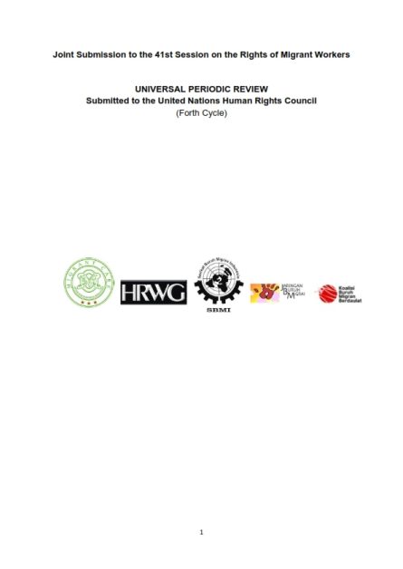 Universal Periodic Review (UPR) yang Diajukan kepada Dewan Hak Asasi Manusia PBB